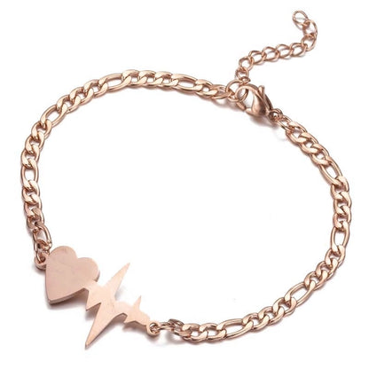 Fashion Butterfly Snowflake Stainless Steel Bracelets 1 Piece