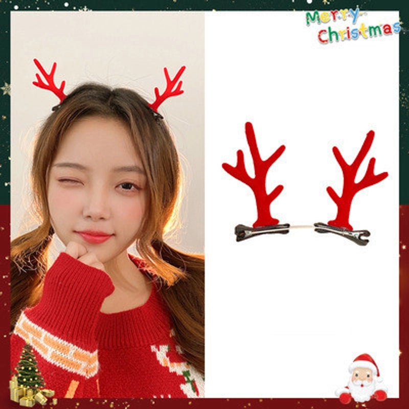 Christmas Cute Antlers Plastic Daily Hairpin