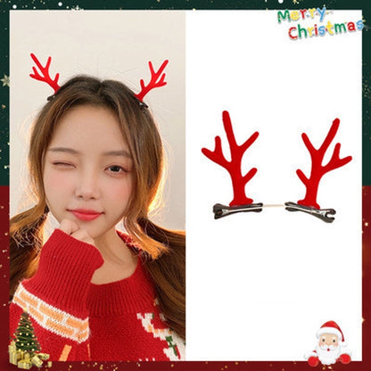 Christmas Cute Antlers Plastic Daily Hairpin