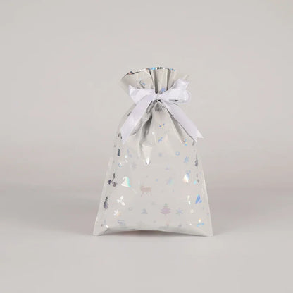 Christmas Gift Bag 2025 Santa Claus Style Drawstring Bag Candy Packaging Gift Bag