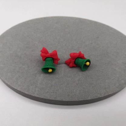 Fashion Christmas Tree Santa Claus Snowman Resin Women's Ear Studs 1 Pair