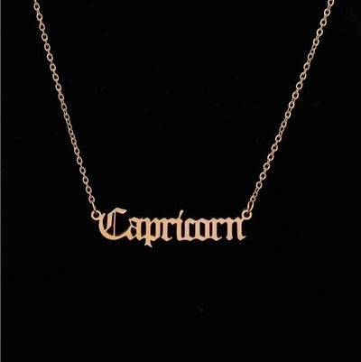 Fashion Constellation 201 Stainless Steel 18K Gold Plated Stainless Steel Necklaces