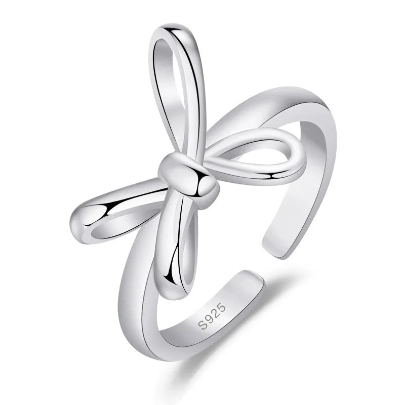 Minimalist Solid Color Copper Plating Inlay Artificial Diamond Rings 1 Piece