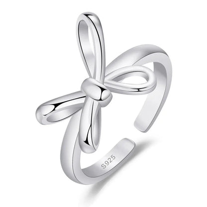 Minimalist Solid Color Copper Plating Inlay Artificial Diamond Rings 1 Piece