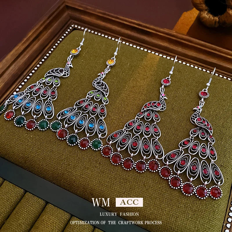 Retro Vintage Tassel Geometric Alloy Electroplating Earrings