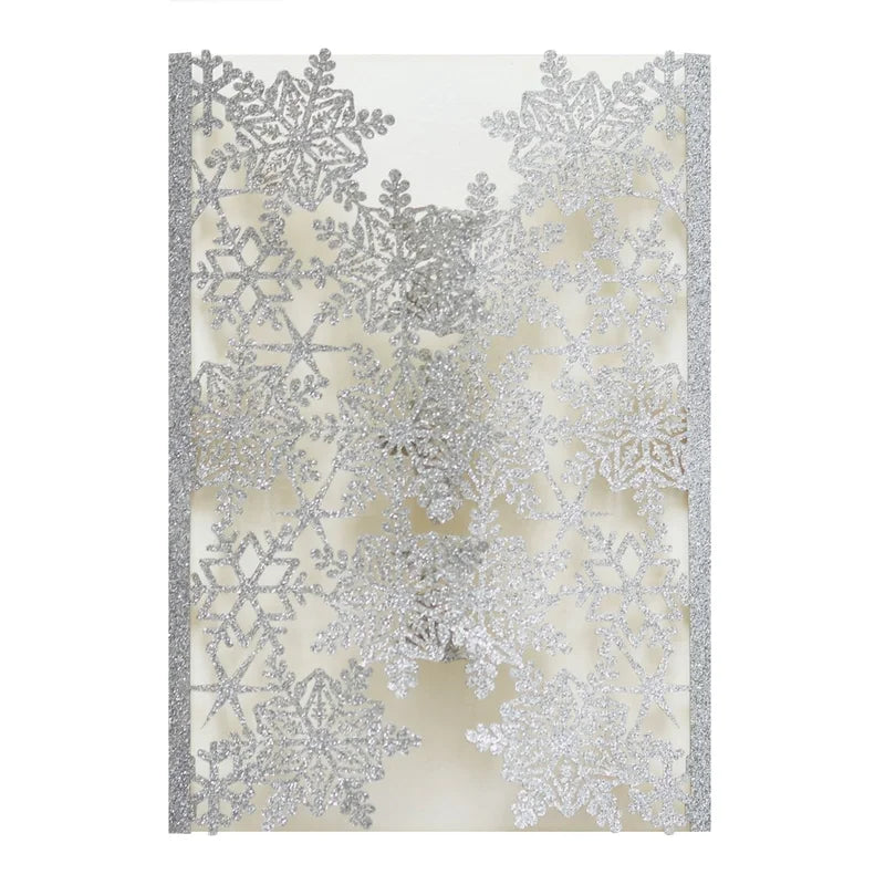 Christmas Casual Snowflake Party Invitations