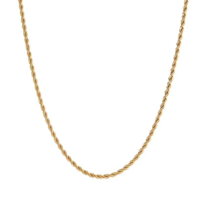 Retro Geometric 304 Stainless Steel 18K Gold Plated Plating Necklace