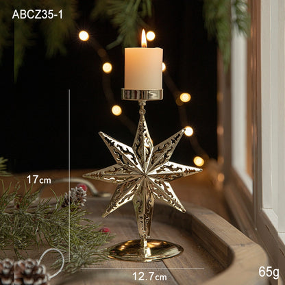 Christmas Classical Pastoral Snowflake Iron