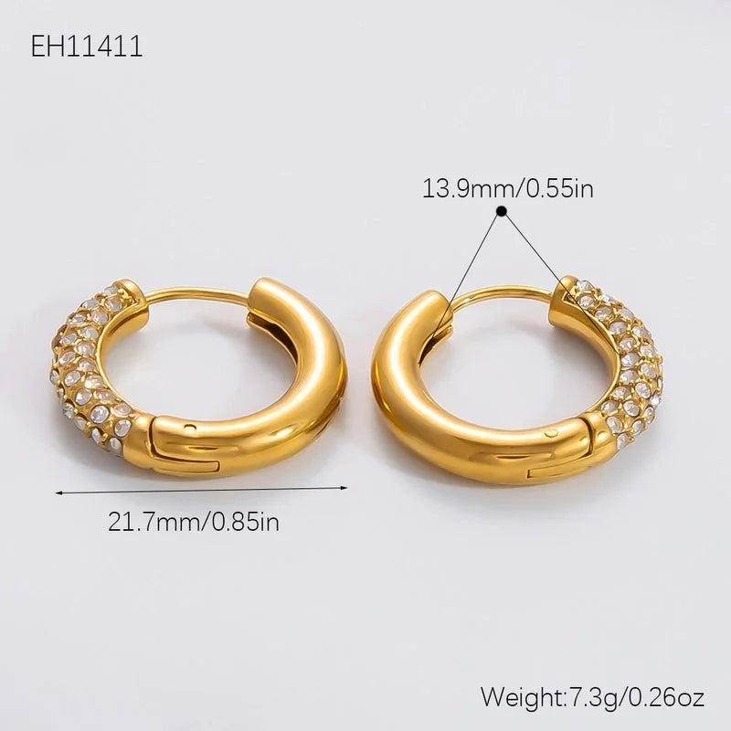 1 Pair Minimalist Sun Hippocampus Solid Color Pearl Inlay 304 Stainless Steel Turquoise Zircon Drop Earrings Earrings