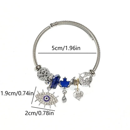 Minimalist Eye 304 Stainless Steel Bangle In Bulk