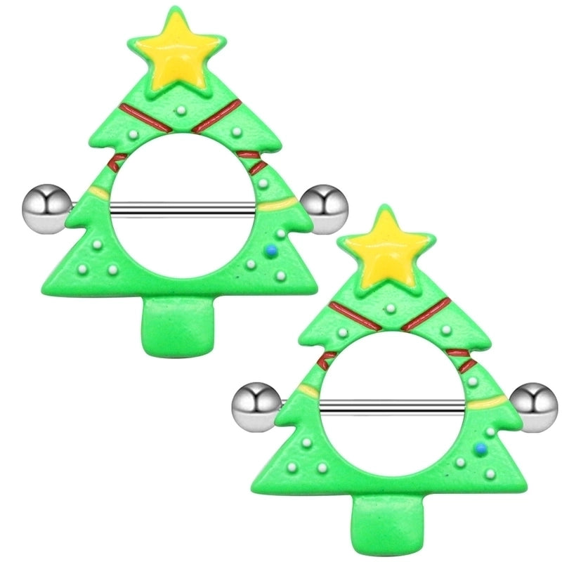 1 Piece Nipple Rings & Studs Minimalist Classic Style Sunflower Snowflake Stainless Steel Alloy Copper Plating Inlay Rhinestones