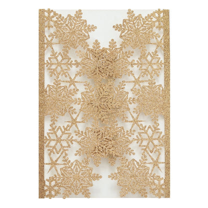 Christmas Casual Snowflake Party Invitations