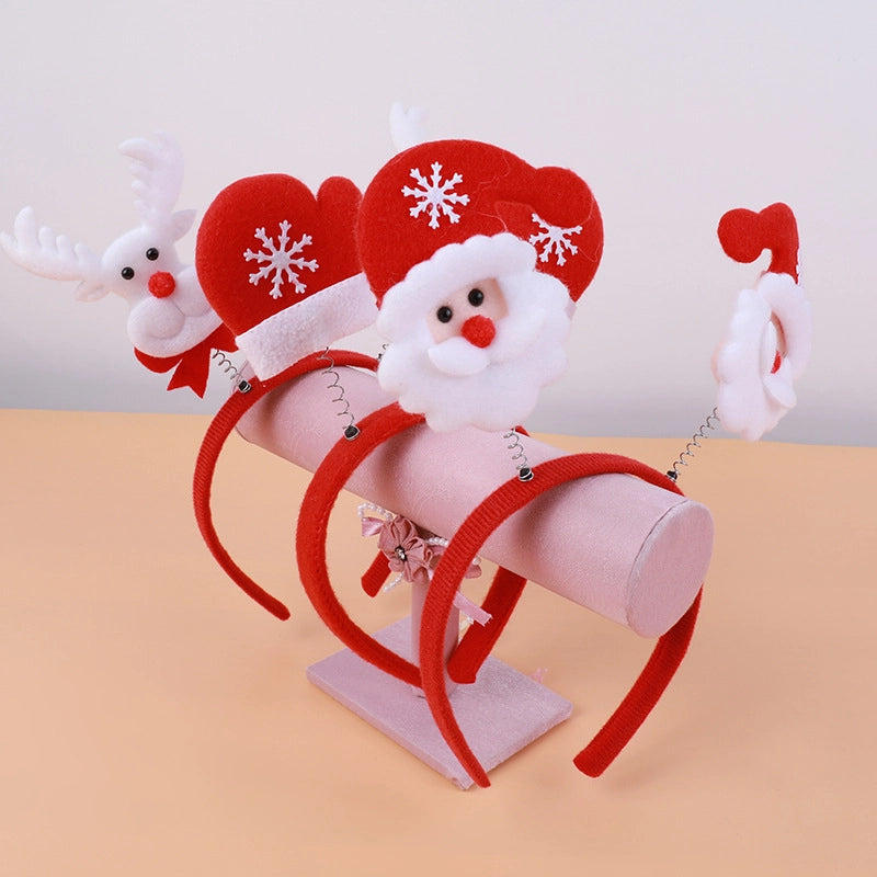 Christmas Cartoon Style Cute Snowman Elk Party Festival Headband
