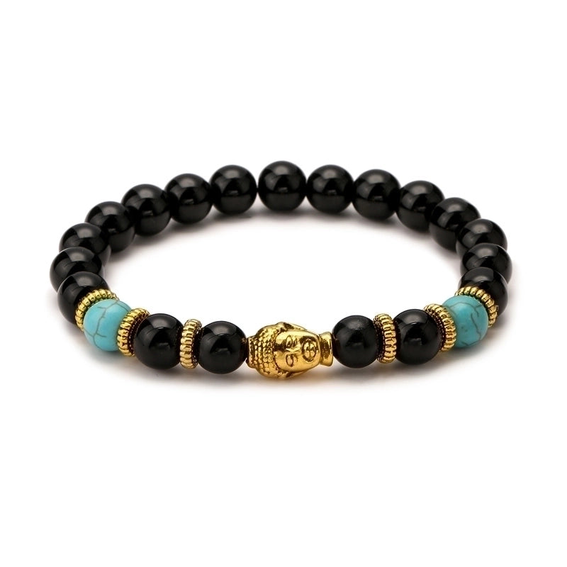 Retro Geometric Natural Stone Bracelets