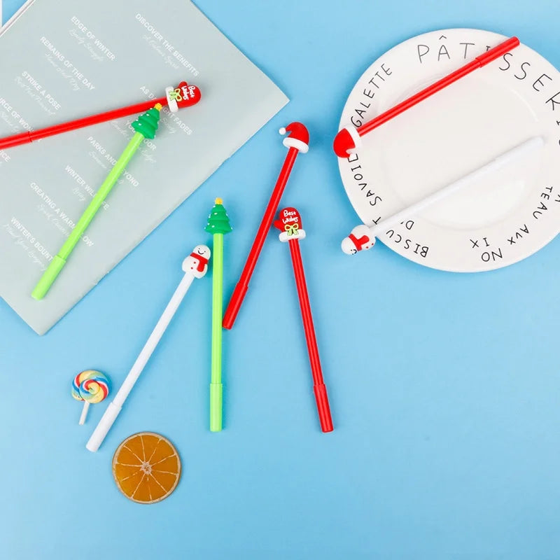 1 Piece Santa Claus School Christmas Plastic Cartoon Style Gel Pen