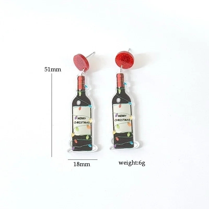 Minimalist Cartoon Letter Arylic Stoving Varnish Women's Drop Earrings 1 Pair