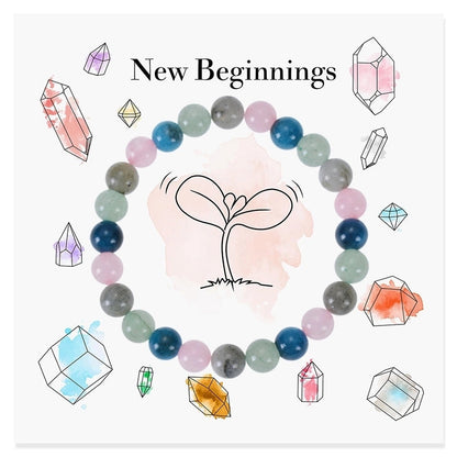 Cute Romantic Round Natural Stone Bracelets In Bulk