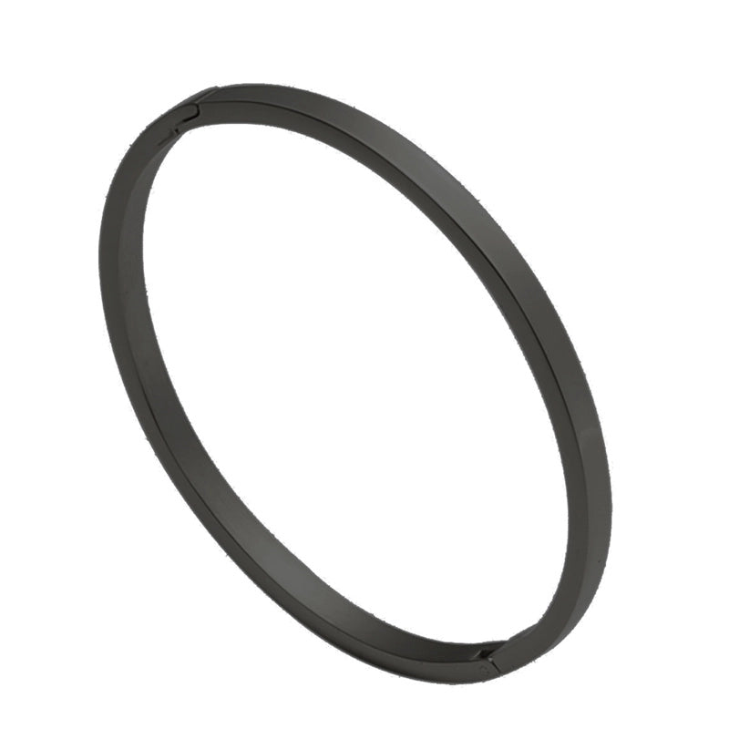 Minimalist Solid Color Stainless Steel Gold Plated Bangle In Bulk