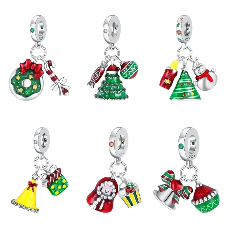 Christmas Tree Copper Pendants