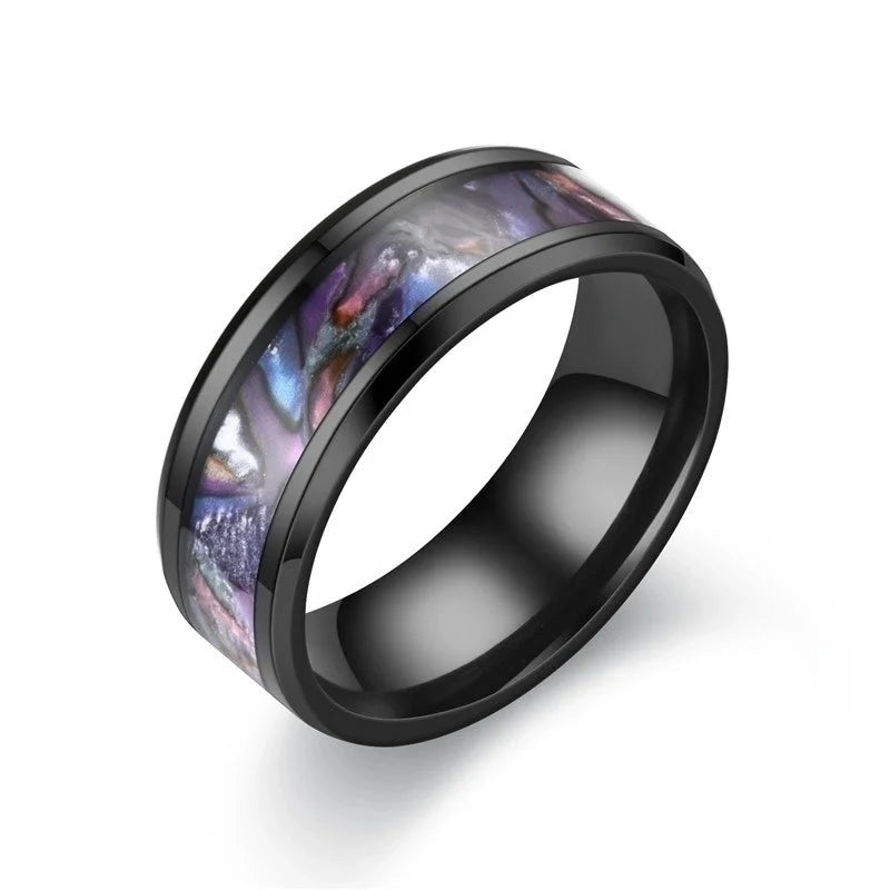 Fashion New Colorful Stainless Steel Ring