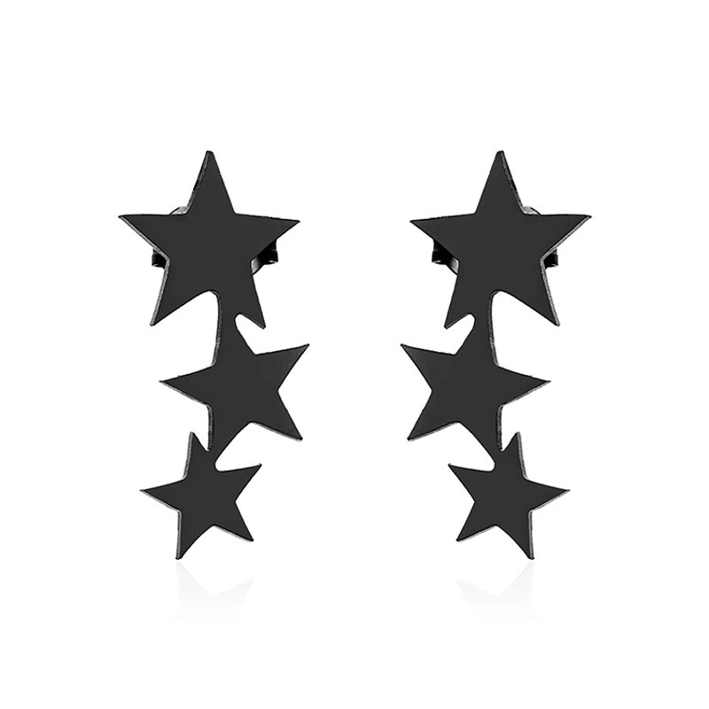 1 Pair Basic Minimalist Geometric Plating 304 Stainless Steel Ear Studs