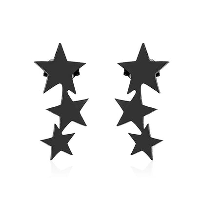 1 Pair Basic Minimalist Geometric Plating 304 Stainless Steel Ear Studs