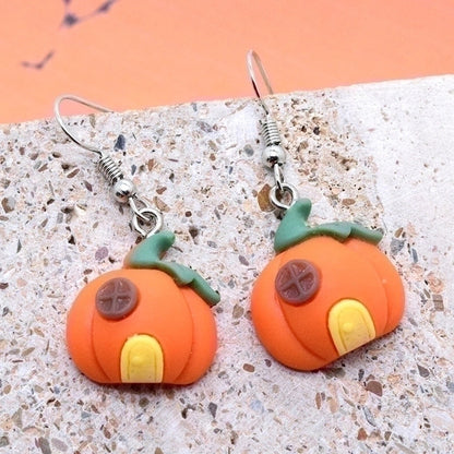 Cute Cartoon Resin Drop Earrings