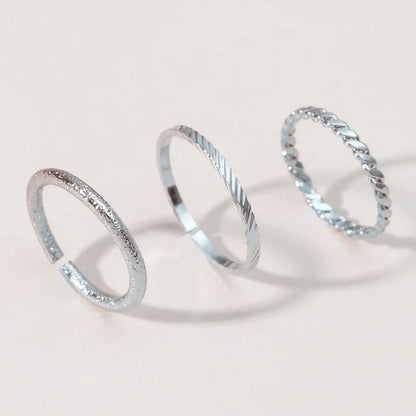 Ethnic Style Geometric Alloy Stainless Steel Rings