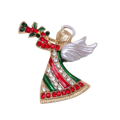 Cartoon Style Geometric Alloy Plating Artificial Diamond Women's Cartoon Brooches