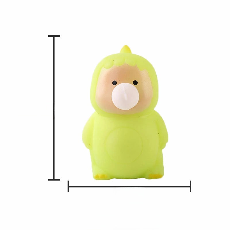 Squishy Toy Christmas Animal Santa Claus Snowman PVC TPR Toys