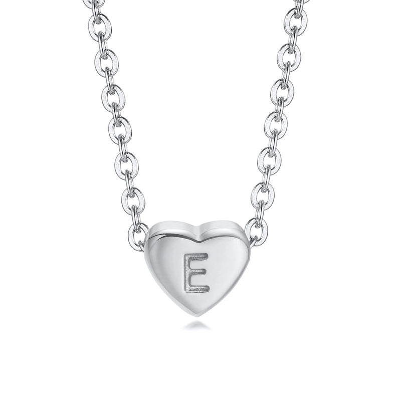 Minimalist Letter Titanium Steel Plating Pendant Necklace