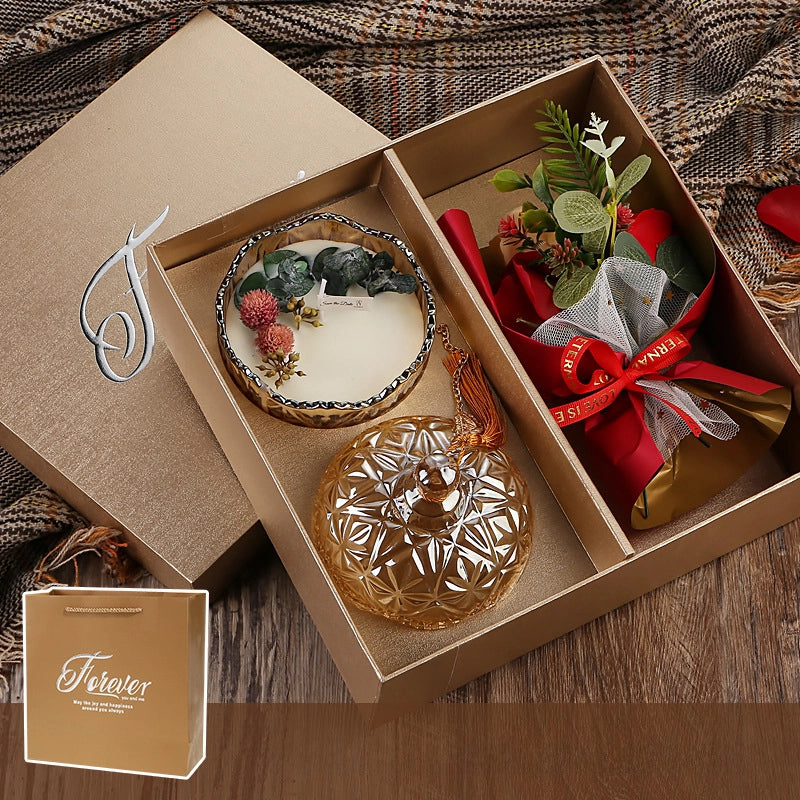 Aromatherapy Candle Gift Box March 8Th Women'S Mother'S Day Gift For Mother And Teacher Practical Niche Advanced Soy Wax