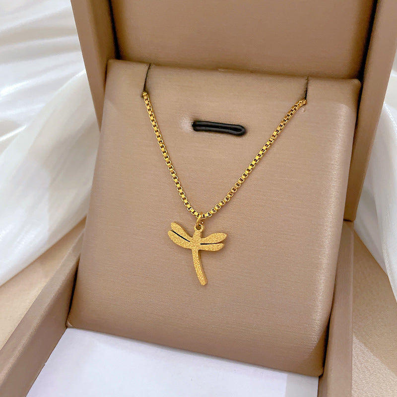 Cartoon Geometric Titanium Steel Electroplating Necklaces