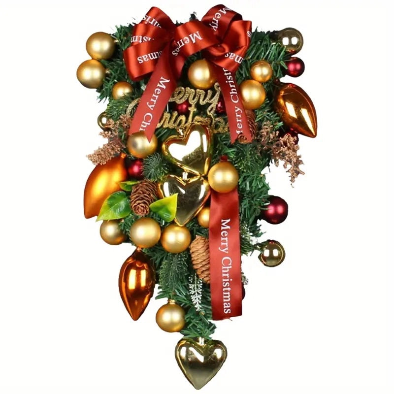 Christmas Minimalist Classic Style Heart Shape Plastic Party Hanging Ornaments Decorative Props Party Supplies Decorations 1 Piece