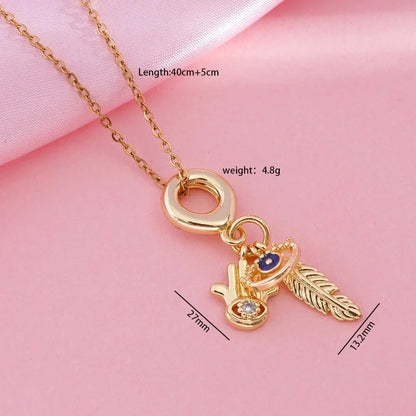 304 Stainless Steel Copper Leaves Perfume Bottle Pendant Necklace