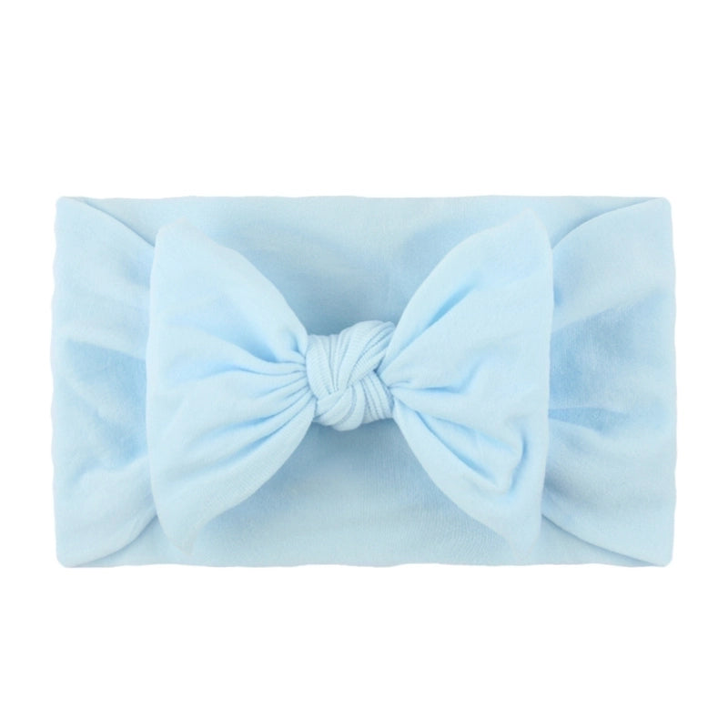 Kid's Fashion Solid Color Bow Knot Cloth Braid Hair Band