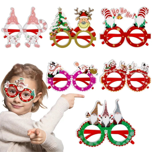 Christmas Nordic Style Modern Style Santa Claus Snowman Plastic Party Festival Glasses