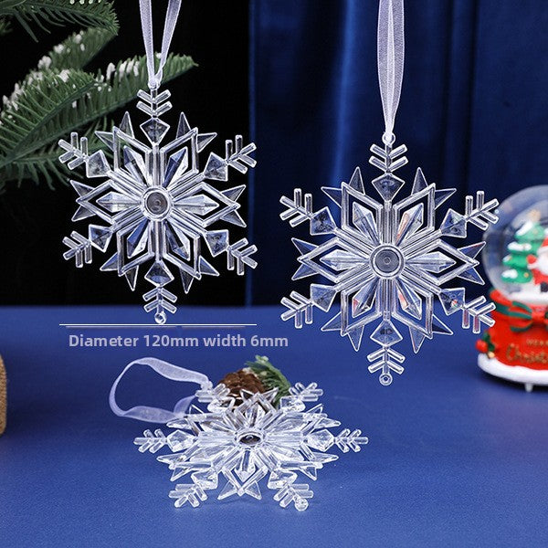 Christmas Design Christmas Tree Snowflake Reindeer Keychain Acrylic Ice Stick Pendant