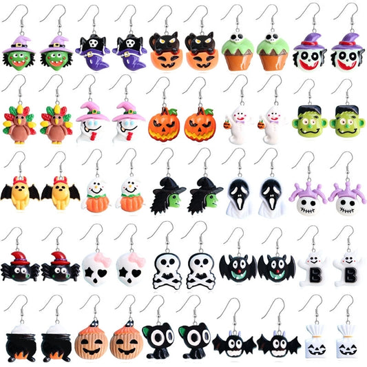 Halloween Cute Funny Halloween Pattern Resin Holiday Party