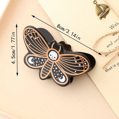 Halloween Cute Funny Women's Pumpkin Spider Web Acetic Acid Sheets Stoving Varnish Hair Claws