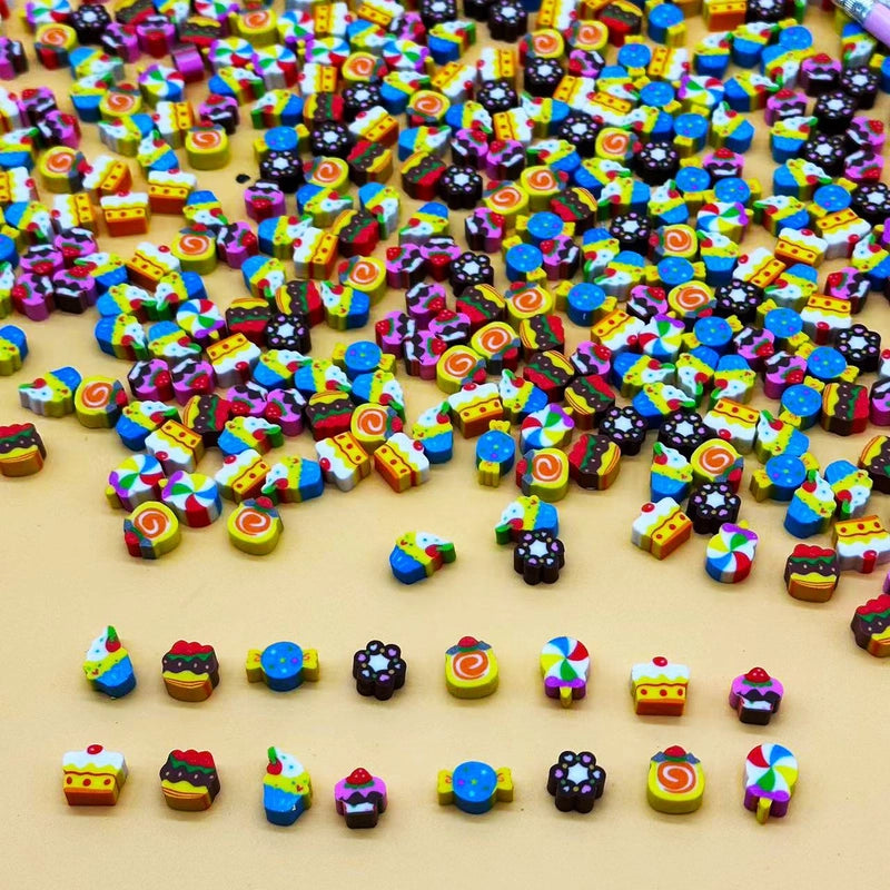200 Pieces Cute Creative Cartoon Fruit Animal Children's Eraser 1 Piece