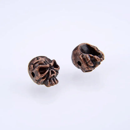 10 PCS/Package 12*9*8mm Hole 1~1.9mm Alloy Skull Jewelry Accessories