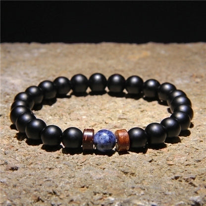 Minimalist Geometric Natural Stone Beaded Bracelets 1 Piece