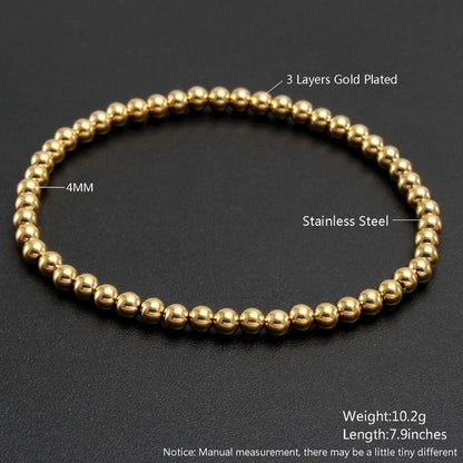 Minimalist Geometric 304 Stainless Steel Bracelets In Bulk