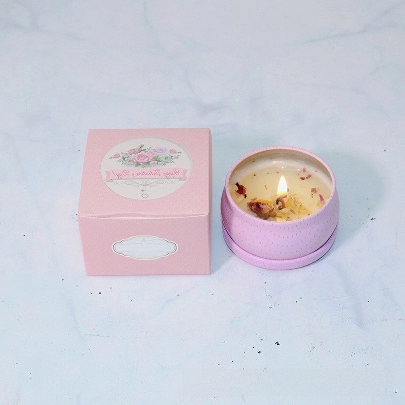 Christmas Fashion Santa Claus Contrasting Colors Flower Wax Metal