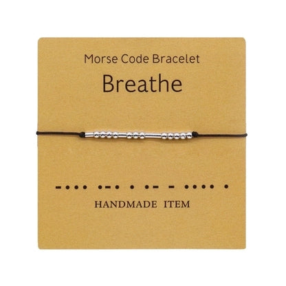 Minimalist Letter Copper Knitting Bracelets 1 Piece