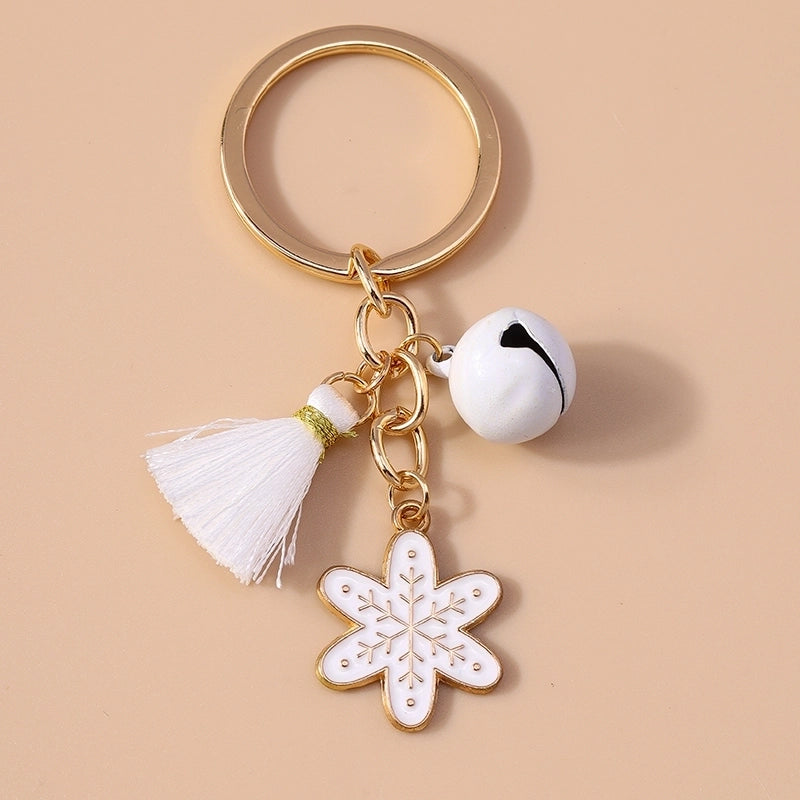 Commute Snowflake Christmas Women's Metal Keychains Keychains