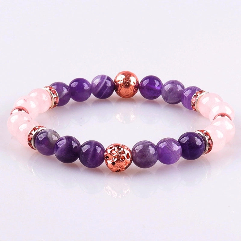 Fashion Round Artificial Crystal Turquoise Beaded Bracelets
