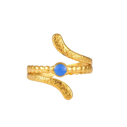 Elegant Minimalist Geometric 304 Stainless Steel Enamel Stainless Steel Rings