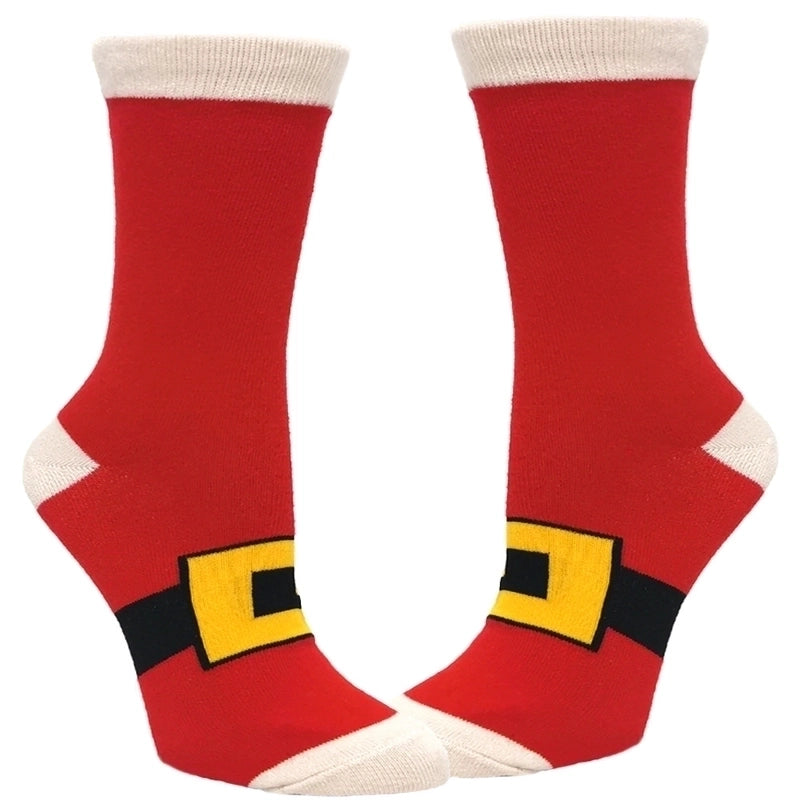 Unisex Christmas Santa Claus Elk Cotton Blending Jacquard Ankle Socks